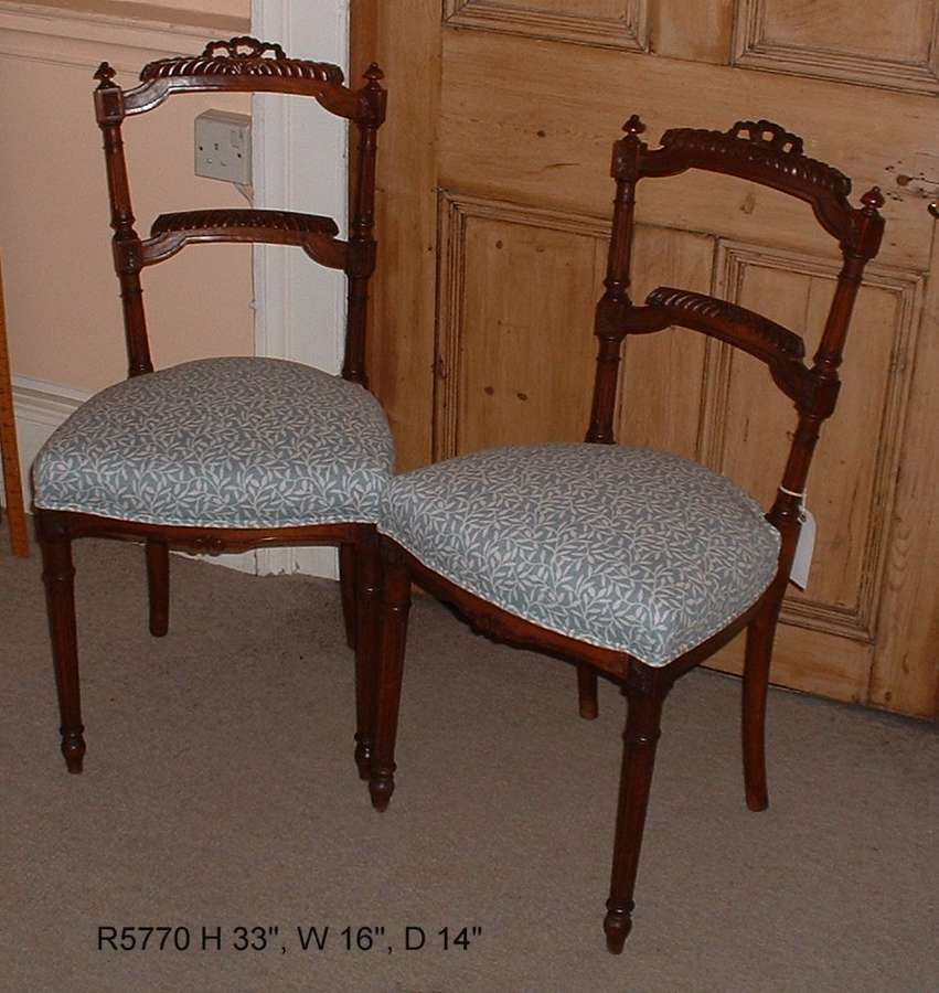 Pair French Chairs