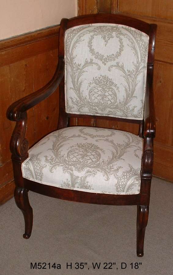Two French Elbow Chairs