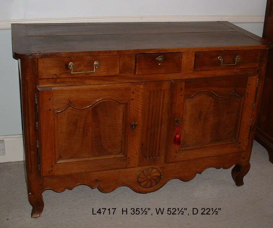 French Provencal Buffet in Walnut