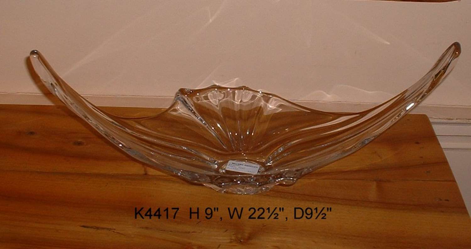 Large French Glass Bowl