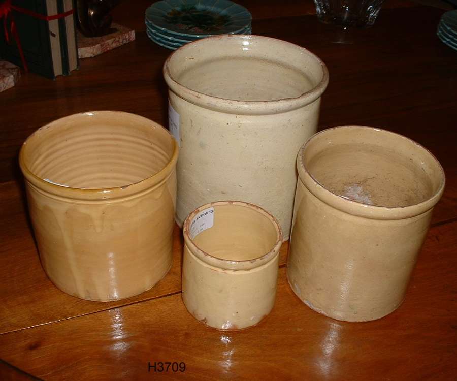 Creamware jars