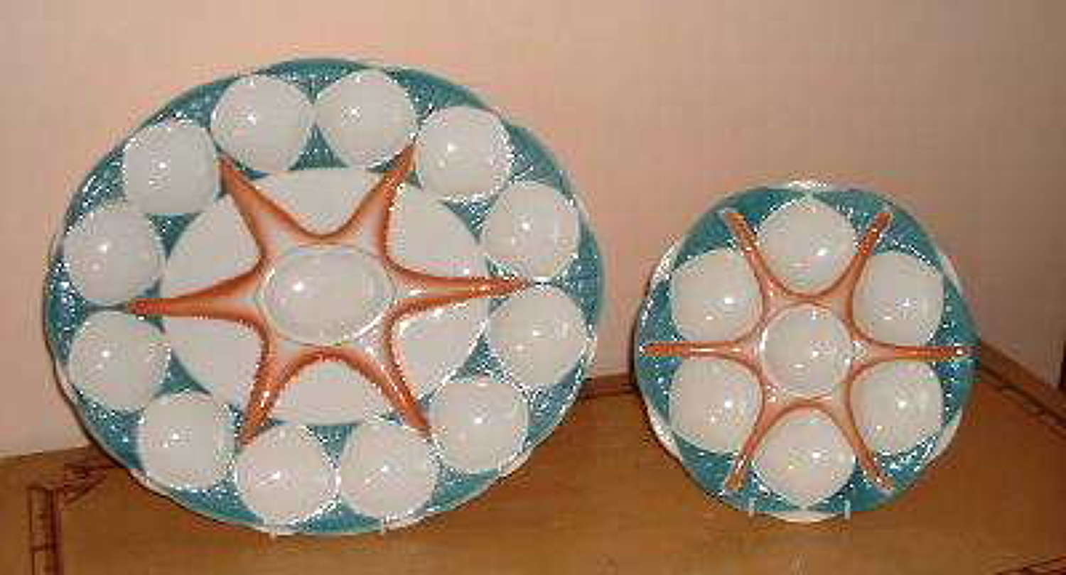 Starfish plates & platter